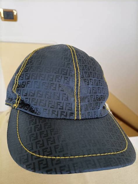 Fendi Vintage Hat With Baseball Visor .